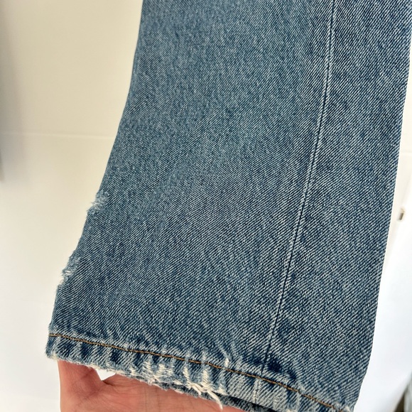 Agolde Feel Good High Waisted Button Fly Jeans Size 27 - Picture 12 of 15